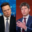 Elon Musk (z lewej) chce przeprowadzić gigantyczną ofertę akcji spółki kosmicznej SpaceX. Jego rywal