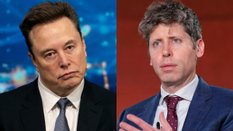 Elon Musk (z lewej) chce przeprowadzić gigantyczną ofertę akcji spółki kosmicznej SpaceX. Jego rywal
