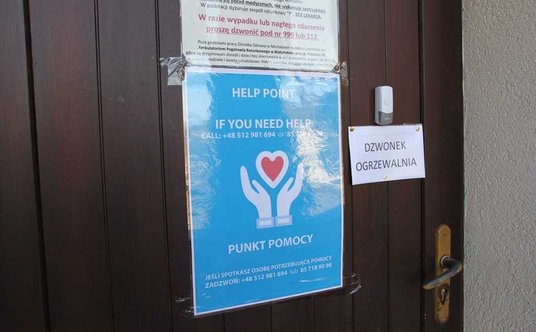 "Ogrzewalnia" w Michałowie