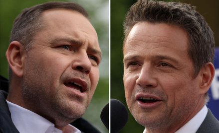 W drugiej turze wyborów prezydenckich zmierzą się Karol Nawrocki (z lewej) i Rafał Trzaskowski