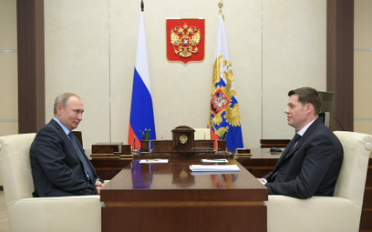 Aleksiej Mordaszow podczas spotkania z Władimirem Putinem w 2018 roku.