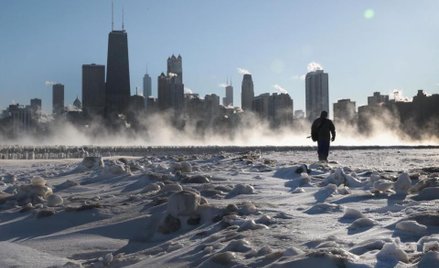 Wir polarny zamraża Stany Zjednoczone