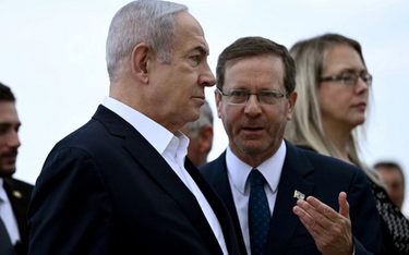 Premier Izraela Beniamin Netanjahu i prezydent Jicchak Herzog