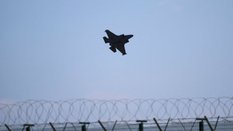 Brytyjski myśliwiec nad bazą na Cyprze