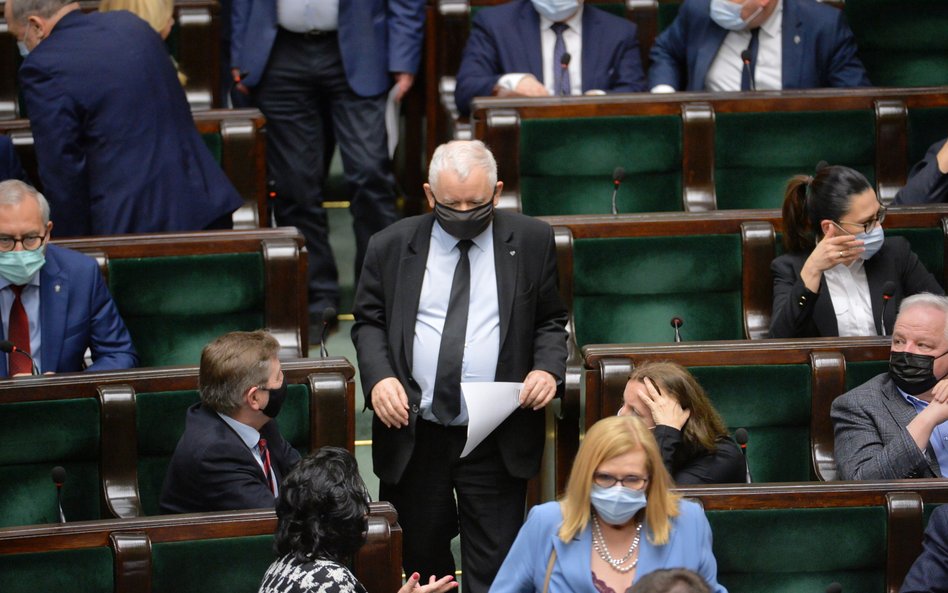 Prezes PiS Jarosław Kaczyński