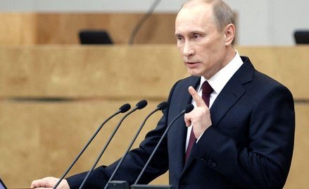 Władymir Putin w rosyjskiej Dumie