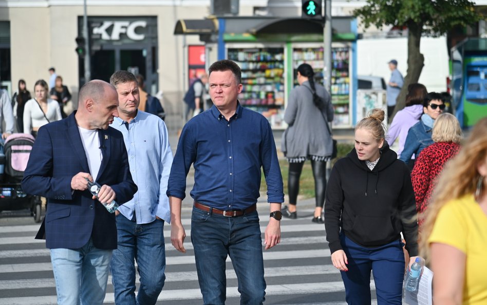 Szymon Hołownia: Jarosław Kaczyński, którego partia od kilku dni wściekle atakuje Trzecią Drogę, pok