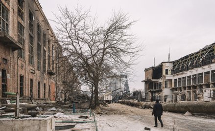 Elektrownia cieplna Darnycia uszkodzona przez rosyjskie naloty w Kijowie