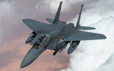 Wielozadaniowy samolot bojowy Boeing F-15E Strike Eagle Sił Powietrznych Stanów Zjednoczonych. Fot./