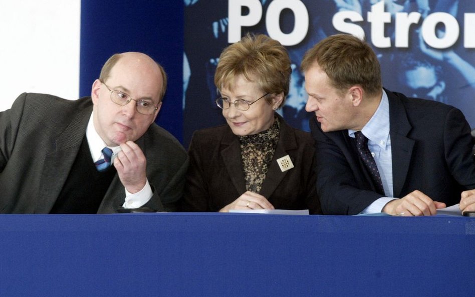 Marzec 2004 r. Posiedzenie rady Krajowej Platformy Obywatelskiej w Warszawie