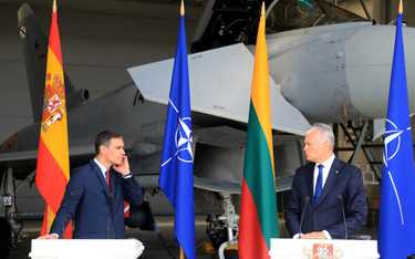 Litwa: Przerwana konferencja premiera Hiszpanii. Z powodu Rosjan poderwano myśliwce