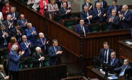 Posłowie i członkowie rządu PiS w Sejmie