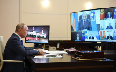 Telekonferencja Władimira Putina z przywódcami państw ODKB