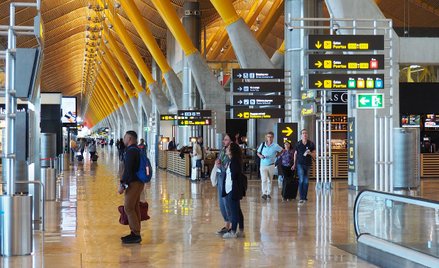 Największy ruch będzie panował na lotnisku Barajas w Madrycie