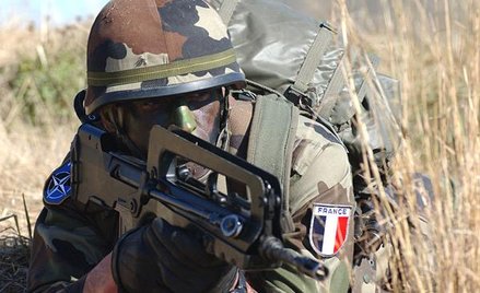 Francuscy żołnierze na polskim poligonie