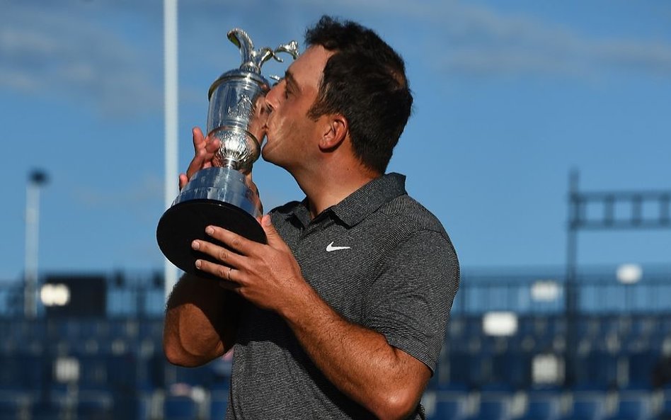 Golf: Claret Jug w dłoniach Francesco Molinariego