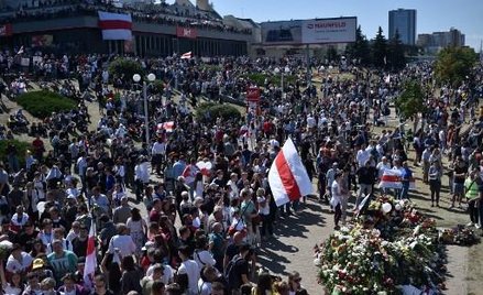 Białorusini pożegnali zabitego przeciwnika reżimu