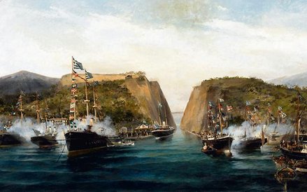 W 1893 r. otwarto Kanał Koryncki, którego budowa pochłonęła 60 mln franków. Niestety, okazał się zby