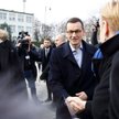 Premier Mateusz Morawiecki w drodze po program