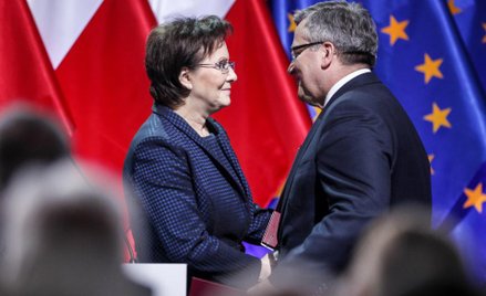 Ewa Kopacz i Bronisław Komorowski.