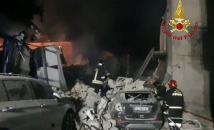 Sycylia. Eksplozja gazociągu. Osiem osób zaginionych, jedna nie żyje