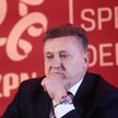 Prezes Polskiego Związku Piłki Nożnej Cezary Kulesza podczas obrad Walnego Zgromadzenia Sprawozdawcz