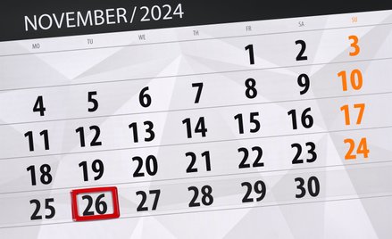 Wydarzy się dziś. Kalendarium wydarzeń na rynkach w dniu 26.11.2024