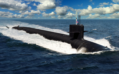 Oficjalna wizja strategicznego okrętu podwodnego typu Columbia.