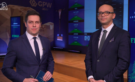 Gościem Przemysława Tychmanowicza w studiu Parkiet TV podczas finału Parkiet Challenge był Sobiesław