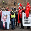 Demonstracja protureckiej organizacji Unia Europejskich Tureckich Demokratów (UETD) wspierającej Tur