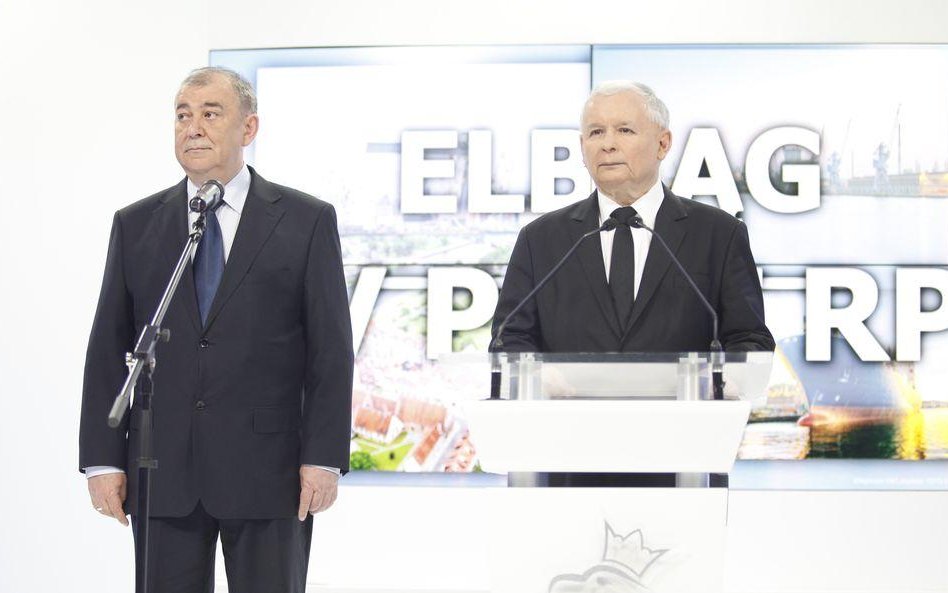 Jerzy Wilk i Jarosław Kaczyński