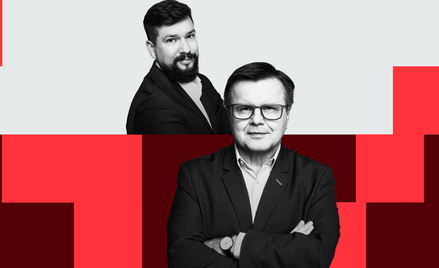 Michał Płociński, zastępca redaktora naczelnego „Rzeczpospolitej” i Krzysztof Adam Kowalczyk, kierow