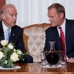 Wiceprezydent Biden podczas spotkania z premierem Tuskiem