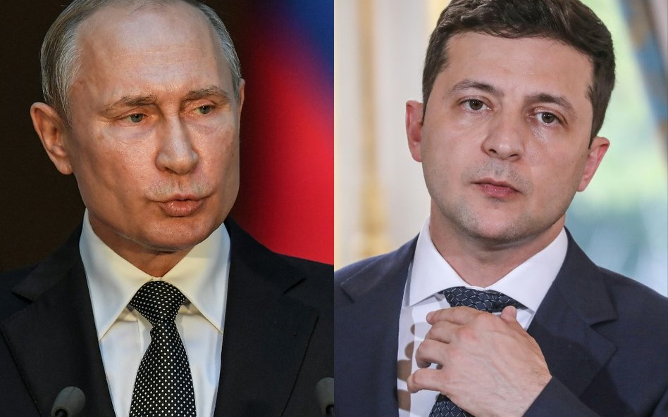 Władimir Putin rozmawiał z Wołodymyrem Zełenskim o rozwiązaniu konfliktu na Ukrainie