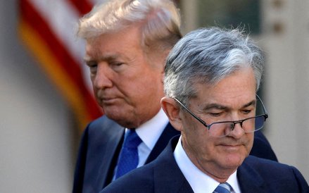 Donald Trump i Jerome Powell