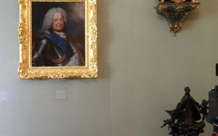Portret Stanisława Leszczyńskiego według Jeana Girardeta na Zamku Królewskim