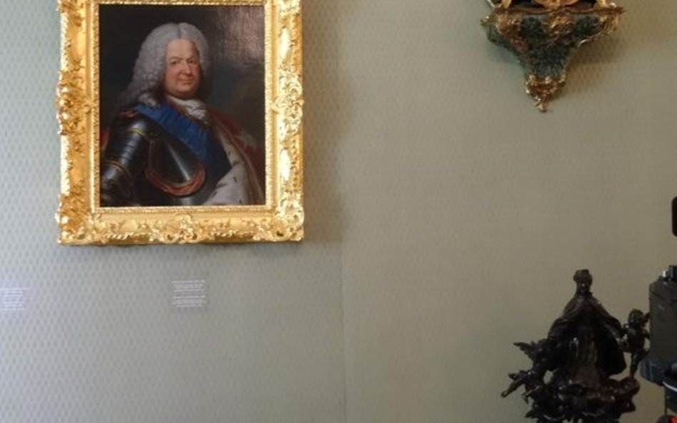Portret Stanisława Leszczyńskiego według Jeana Girardeta na Zamku Królewskim