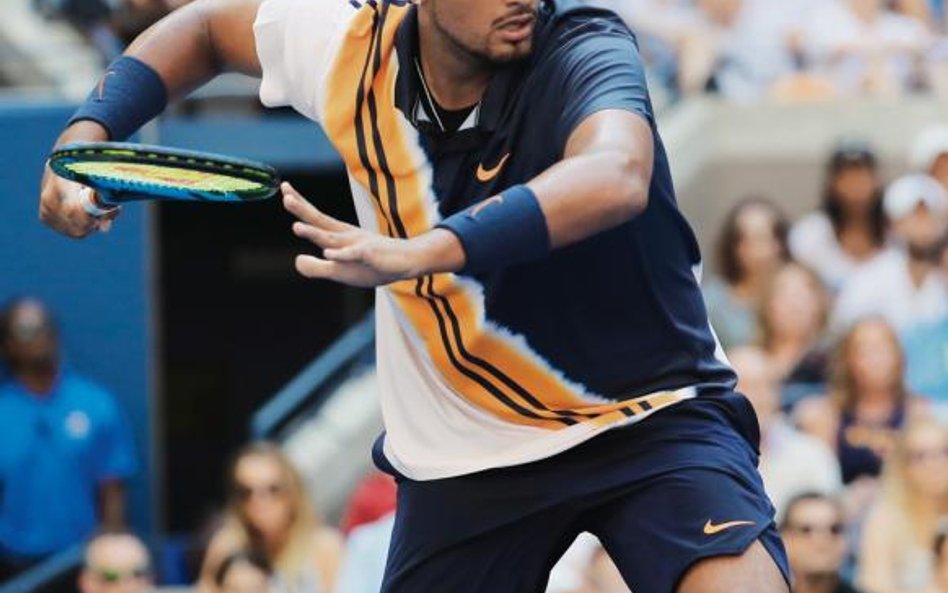 Nick Kyrgios za wszystkie standardowe i niestandardowe ekscesy w meczu na turnieju w Cincinnati zapł