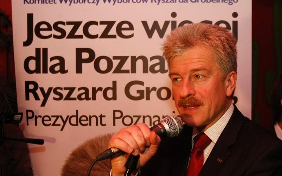 Ryszard Grobelny w dzień wyborczego sukcesu