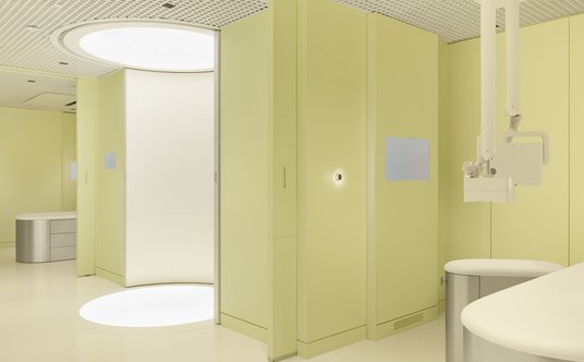 Wnętrze placówki Neko Health.