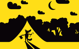 Teatr Baj wystawi spektakl pod tytułem "Nie wywołuj wilka". Jest to przedstawienie pacynkowe opowiad