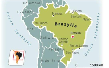 Kraj o obszarze ponad 8,5 mln km kw. i z prawie 193 mln mieszkańców. PKB Brazylii przekroczy w tym r