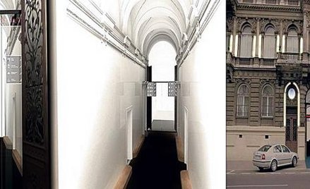 Hol i brama wjazdowa do Muzeum Sztuki po kilkudziesięciu latach wreszcie otwarte dla widzów