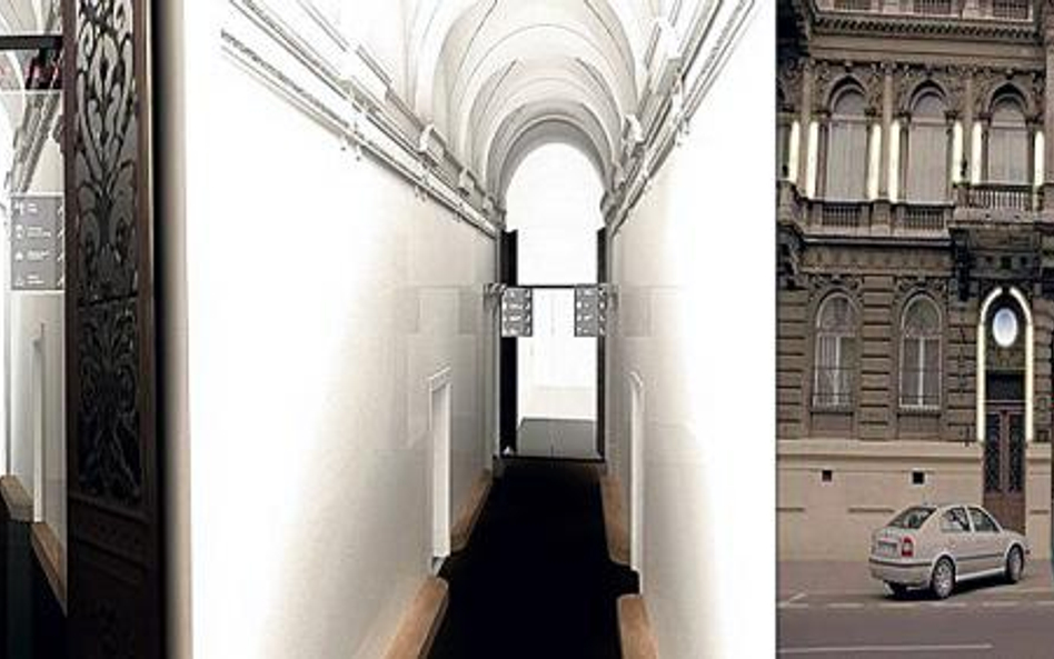 Hol i brama wjazdowa do Muzeum Sztuki po kilkudziesięciu latach wreszcie otwarte dla widzów