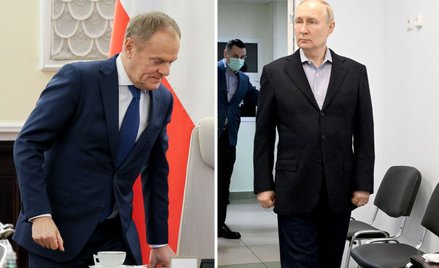 Donald Tusk i Władimir Putin