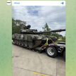 Czołg T-90A na lawecie