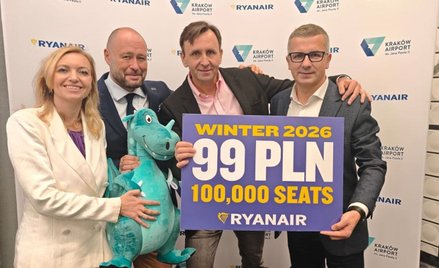 67 kierunków i 16 zbazowanych samolotów - Ryanair ogłasza rekordowy rozkład lotów z Krakowa na zimę