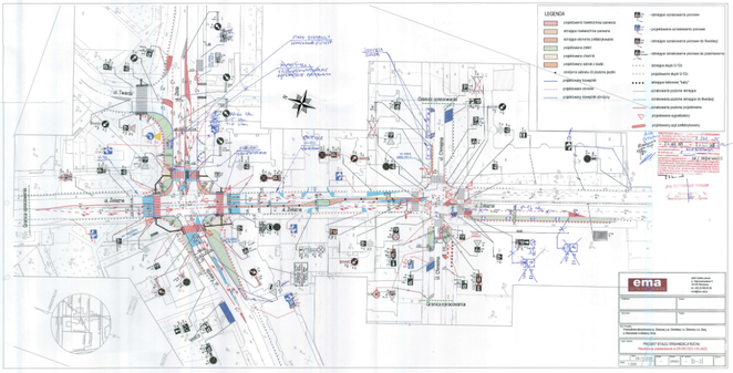 Budowa świateł na skrzyżowaniu Chmielnej z Żelazną to tylko część planowanych zmian. Wraz z inwestyc