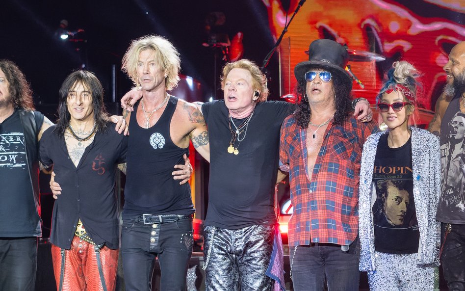 Zespół Guns N’ Roses wystąpi na stadionie PGE Narodowym w sobotę, 12 lipca