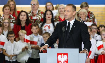 Karol Nawrocki w Kuleszach Kościelnych